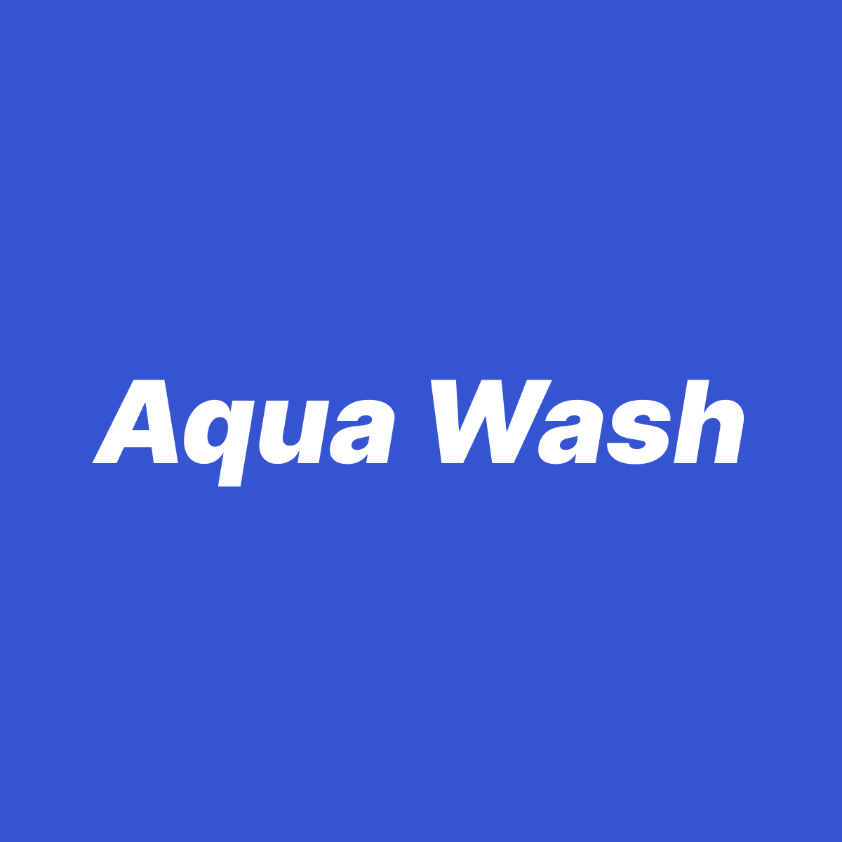 Aqua Wash Package